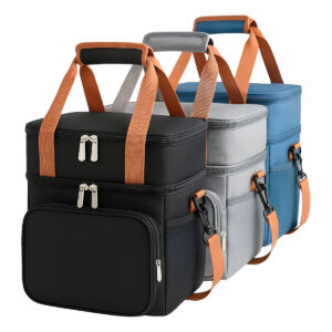 Bolsa Marmita Térmica Lancheira Faculdade Trabalho Cor:Preto