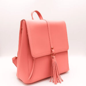 Mochila Bolsa Casual Social Passeio Viagem Moda Elegante Modelo:Rosé