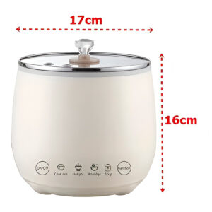 Mini Panela Elétrica Arroz Caldo Cozimento Antiaderente Voltagem:220V