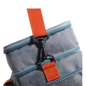 Bolsa Marmita Térmica Lancheira Faculdade Trabalho Cor:Azul